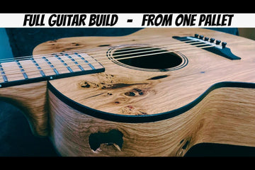 Basic Guitar Construction From Single Wood Pallet